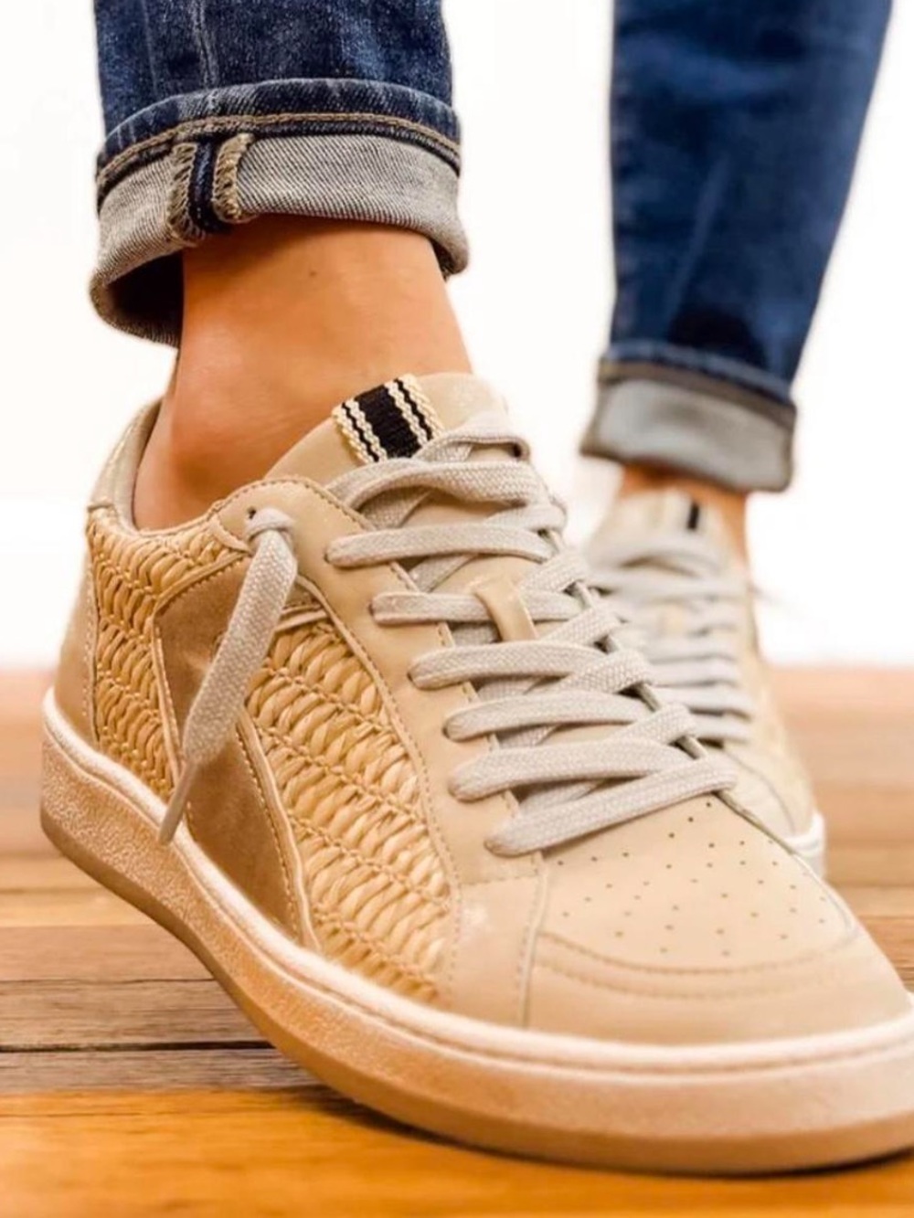 Men's Puma Match Lo Stutter stripe honeycomb sneaker size 7 Casual Lace-Up Sneak